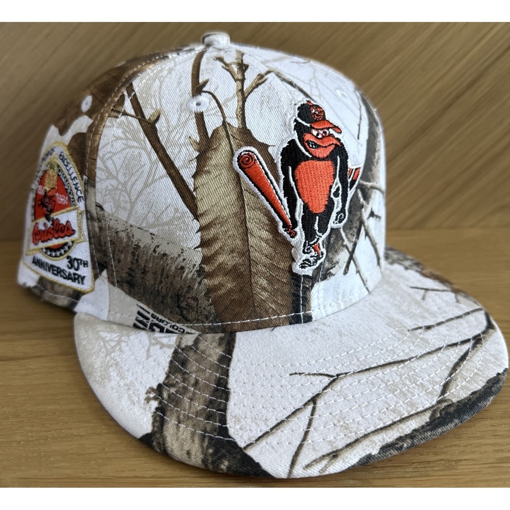 New Era 59Fifty Baltimore Orioles Realtree Camo Retro Logo 7 1/2 Fitted Hat Cap